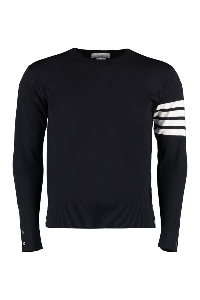 Thom Browne Midnight Blue Wool Sweater