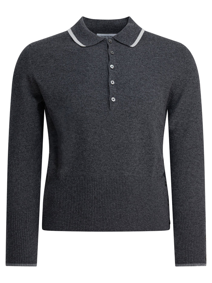 Thom Browne "Browne 65" Polo Shirt
