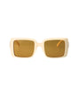Moncler Ivory Acetate Sunglasses