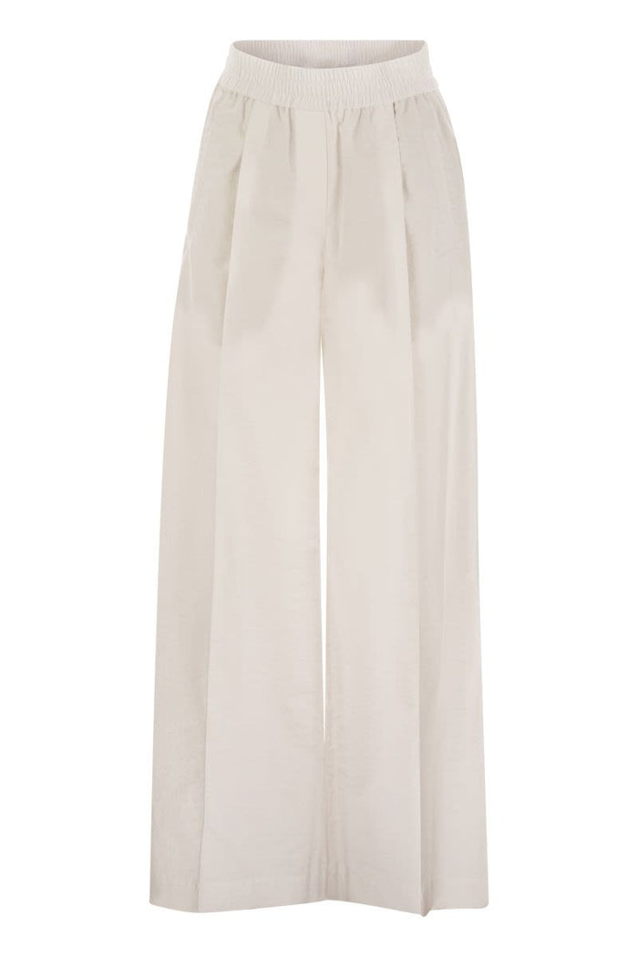 Brunello Cucinelli Loose Fit Cotton Trousers