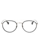 Moncler Nero Lucido Metal Glasses