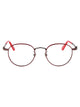 Moncler Bordeaux Lucido Metal Glasses