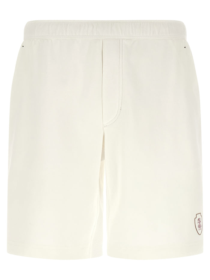 Brunello Cucinelli Interlock Cotton Bermuda Shorts