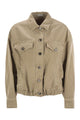 Brunello Cucinelli Four-Pocket Jacket In Garment-Dyed Cotton-Linen Cover-Up With Moniline