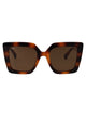 Max Mara Havana Injectate Sunglasses