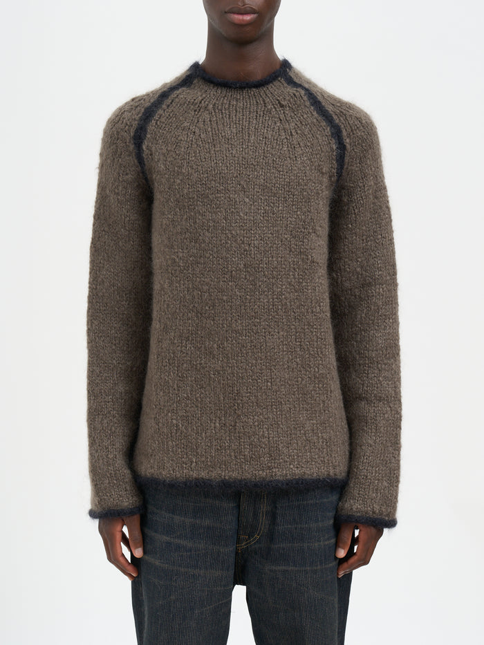 Our Legacy Rider Roundneck Shirt Steel Mohair