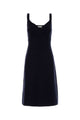Miu Miu Navy Blue Wool Dress