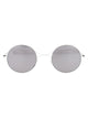 Mykita White Warmgrey Flash Nylon Sunglasses