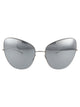 Mykita E1 Silver Silver Flash Metal Sunglasses
