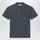 Miu Miu Slate Grey Cashmere Polo Shirt