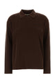Miu Miu Chocolate Wool Polo Shirt