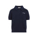 Miu Miu Blue Cotton Polo