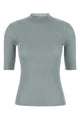 Miu Miu Powder Blue Silk Top