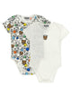 Moschino Baby 'Bear' 2-Pack Body