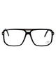 Cazal Black Plastic Glasses