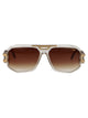 Cazal Brown Plastic Sunglasses