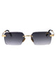 Cazal Black Titanium Sunglasses