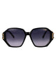 Cazal Black Plastic Sunglasses