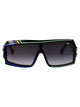 Cazal Black Plastic Sunglasses