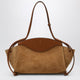 Noesi Molly Cognac-Colored Bag In Suede