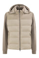 Moorer Allori-Lsm - Hybrid Wool And Cashmere Bomber Jacket With Padded Panels