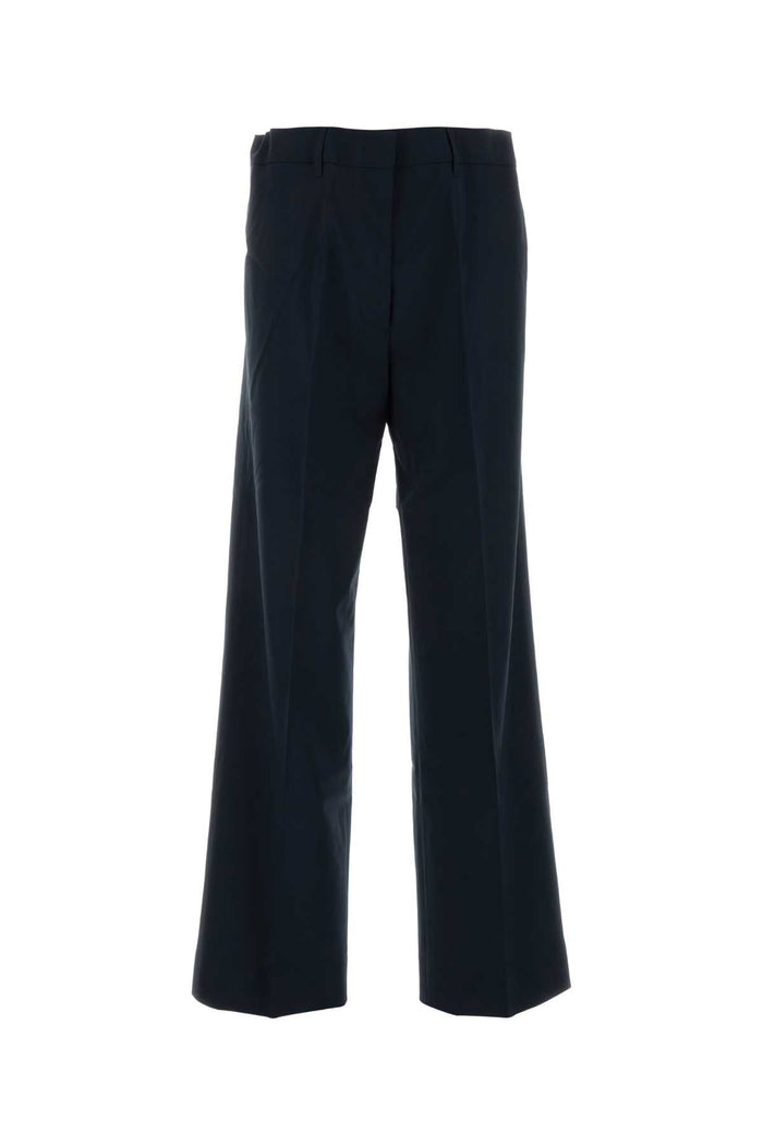 Miu Miu Blue Stretch Wool Pant