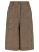 Brunello Cucinelli Prince Of Wales Lamé Bermuda Shorts