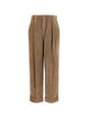 Brunello Cucinelli Pleated Corduroy Trousers