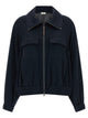 Brunello Cucinelli 'Shiny Zipper Pull' Sweatshirt