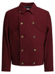 Brunello Cucinelli Bordeaux Leather Jacket