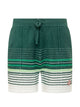 Casablanca Bouclé Striped Shorts