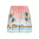 Casablanca Graphic-Print Silk Shorts