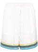 Casablanca Silk Shorts With Drawstrings