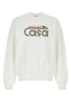 Casablanca White Cotton Sweatshirt
