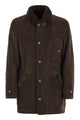 Brunello Cucinelli Tone-On-Tone Suede Shearling Coat