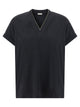 Brunello Cucinelli 'Shiny Trims' T-Shirt
