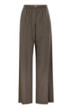 Brunello Cucinelli Tropical Luxury Wool Loose Trousers