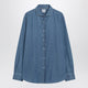 Brunello Cucinelli Light Blue Easy Fit Denim Shirt