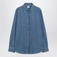 Brunello Cucinelli Light Blue Easy Fit Denim Shirt