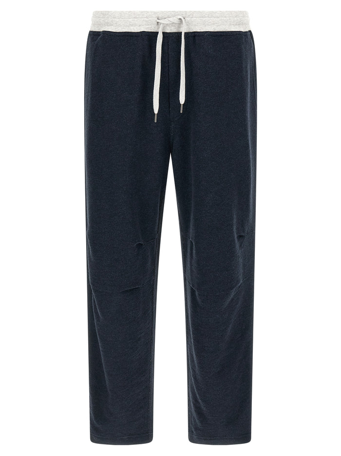Brunello Cucinelli Linen Cotton Joggers
