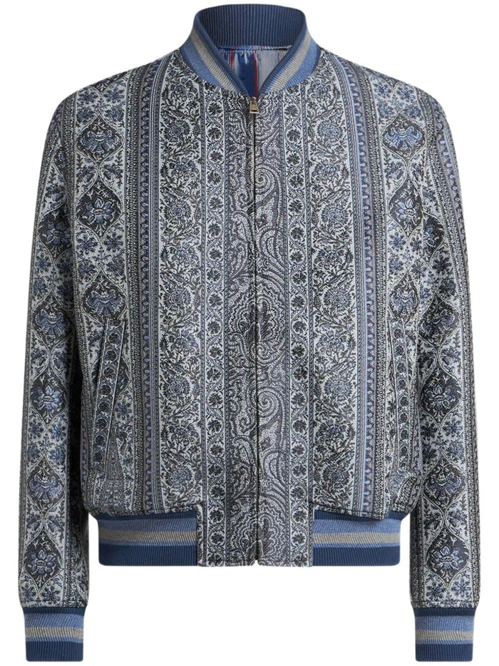 Etro Floral Jacquard Bomber Jacket