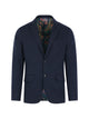 Etro Single Breasted Jacquard Blue Cotton Viscose Jacket