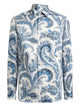 Etro Printed Nude Cotton Shirt