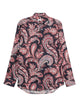 Etro Printed Blue Cotton Shirt