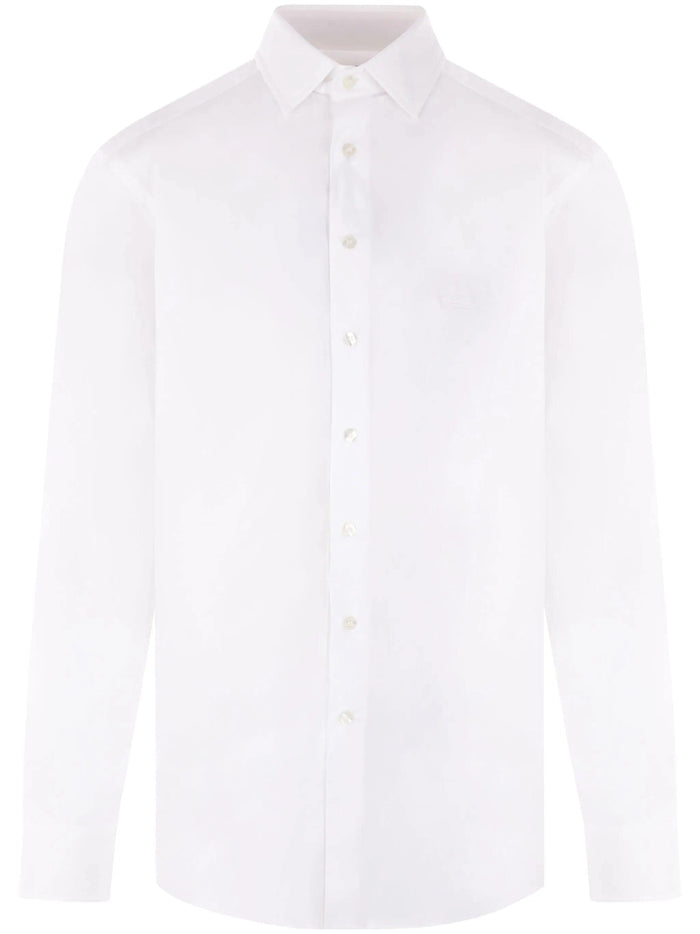 Etro White Shirt With Pegasus Motif