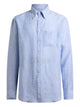 Etro Etro Shirts In Blue Lino
