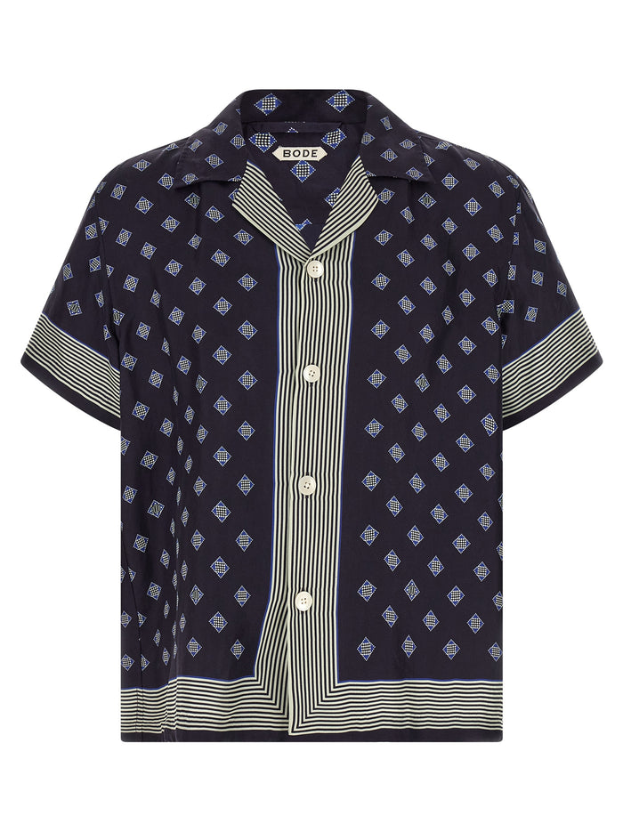 Bode 'Foyer Diamond' Shirt