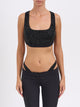 Elisabetta Franchi Top With Crystals