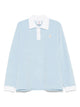 Casablanca Long Sleeve Velour Polo