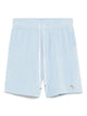 Casablanca Velour Pintuck Shorts